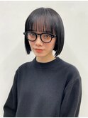 黒髪ボブ