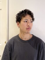 スパイキーショートピンパーマ