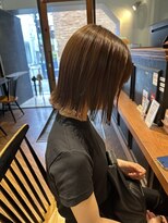 ウニレ バイ センス(unire by sense)&nbsp;【ボブ】簡単まとまるきりっぱなしボブスタイル
