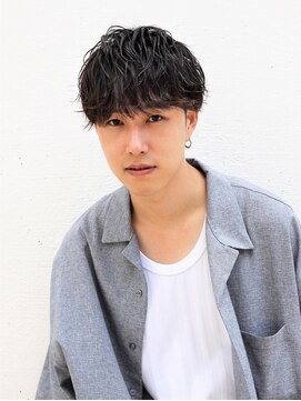 ノイセル 心斎橋(Noisyle) ナチュラルマッシュ×ニュアンスパーマ×ツーブロック