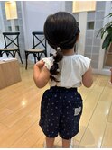 キッズヘアアレンジ
