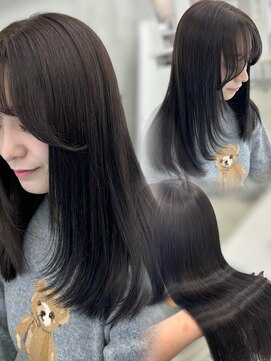 アイシー 表参道(ICY) 透明感オリーブグレージュ×レイヤーカット