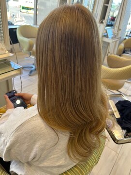 ビス フルール 日暮里店(Vis fleur) 大人美人透明感カラーインナーカラーハイトーンベージュ