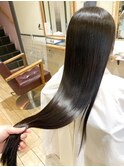 髪質改善艶ロング美髪おさまりストレート日吉