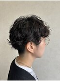 パーマヘア/ショート/マッシュ/無造作ヘア/ジェンダーレスヘア