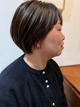 ルーム(room) ショートカット/オリーブベージュ