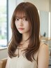 【夏のダメージを集中補修】カット+カラー+髪質改善TR+1ヶ月分集中ケア付き