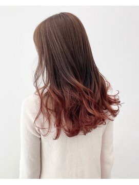 アンブルリュクス 中野(amble luxe) グラデーションカラー/オレンジ系カラー/ブリーチ