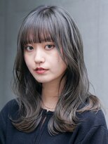 ウィズ 八千代緑ヶ丘店(Wiz)&nbsp;秋冬アッシュグレージュ！ぱっつん前髪＆ハッシュカットで今旬♪