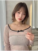 ハイレイヤー/ミディアム・ボブ/20代/30代/顔周り・フェイス