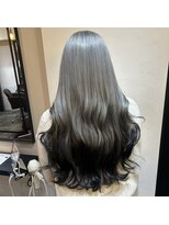 サロンドミルク 溝の口店(salon de MiLK) 韓国風逆グラデーションカラー