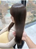 艶感ベージュ［韓国/顔周りカット/イルミナカラー］