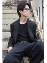 ピケ(pique)&nbsp;メンズ/ショート/フェザーカット/センター分け/20代/30代/40代