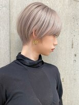 サンクマーケット 渋谷(cinq MARKET) レイヤーボブウルフボブミディアムレイヤー渋谷ブリーチカラー