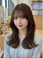 ランド(RaND)&nbsp;大人可愛いモテ髪ミディアムレイヤーカット春夏トレンドカラー