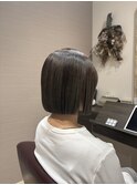 切りっぱなしボブ◎