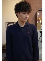 エディ(Edy)&nbsp;メンズマッシュツイストスパイラルパーマ韓国ヘア眉毛カット岡山