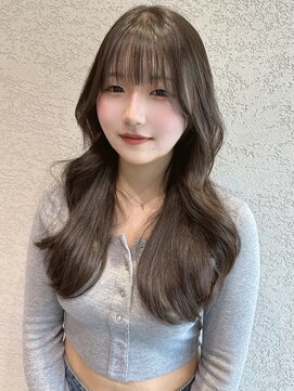 ロンド アンブル 四条烏丸(Lond ambre) 平野実花/グレージュ/オリーブ/ブリーチなし/ダブルカラー