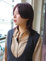 オーオ シカシカ(OOO YY) 暗髪でも色味を感じれる赤紫/ぶどうカラー