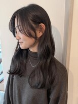 キャンバス バイ ネオリーブ 横浜西口(Canvas by neo.)&nbsp;ロングレイヤー 地毛風カラー 顔まわりカット sk