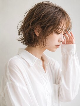 トリッカ 銀座(tricca) ショートパーマ/ショート/ショートボブ/ニュアンスパーマ/小顔