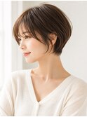 ショートボブ髪型20代30代40代50代前髪あり前髪なし面長丸顔越谷