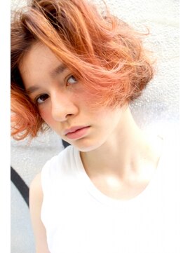 ミラバイグリーン(Mira by green) ルーズウェーブ ストリートMix 【センターパート】