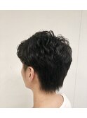 ツーブロックショートスタイル