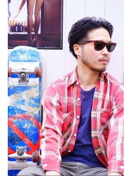 トッカ ヘアアンドトリートメント 仙台店(tocca) 【星篤志】☆無造作パーマ×ツーブロック☆