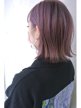 ムーンジェジェ(moon jeje) ピンクアッシュ×外はね★  藤原