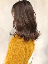 アルバム 渋谷パルコ(ALBUM)&nbsp;グレージュロング_ローライトスリークボブ厚めバング_ba278882