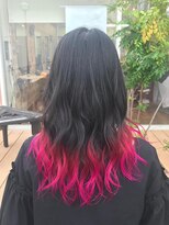ウェーヴ アズシュガー 浜松佐藤店(wave as sugar)&nbsp;〈wave佐藤店〉グラデーション デザインカラー ネオンピンク