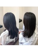 簡単スタイリング♪艶髪ヘアー