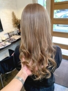 ボアップ 京橋店(boappu) #ミルクティーベージュ#ダブルカラー