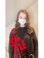 アフィーロ(ACHFILO) 前髪エクステ20代30代大人女子 ココアブラウン 韓国人風透け感