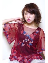 テラス 茨木(Terrace)&nbsp;20代30代40代50代大人可愛いひし形デジタルパーマフェザーバング