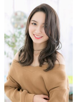 ミック ヘアアンドメイク アップ 駒込店(miq Hair&Make up) 大人かっこいいミルクティアッシュアンニュイヘアc1