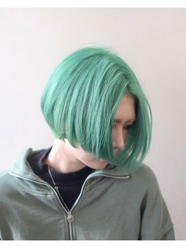 ルプラ ガーデン(le-pla garden) グリーン#ダブルカラー#ハンサムショート#ケアブリーチ#豊橋