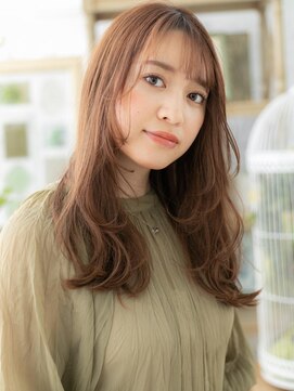 カバーヘア ブリス 大宮西口(COVER HAIR bliss) ミルクティーピンク外国人風エアストレートa大宮20代30代40代