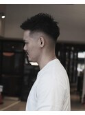 Very short skin fade