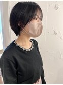 *滝田*ナチュラルショートカットボブ20代30代40代人気アッシュ