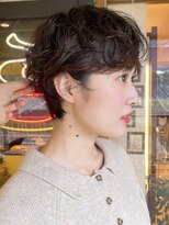 【morio原宿】くるくるマッシュパーマ　くびれマッシュショート