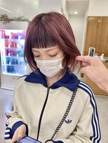 カッツ 駅家店(CUT S) ピンク×ブラック