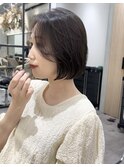 韓国ボブ　顔周り　タンバルモリ　タッセルボブ　石井遥
