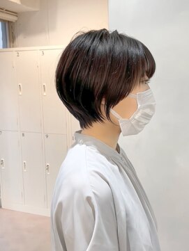 エイト プラット 渋谷2号店(EIGHT plat) 黒髪ショートボブ　似合わせカット