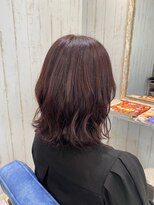 ルシール バイ アリア(Lucir by aria)&nbsp;ミディアムボブ×ピンクパープル