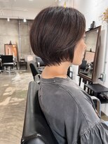 ヴィップルーム(viproom) マッシュショート/アッシュカラー/ツヤ髪スタイル/黒髪スタイル