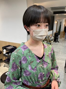 サンド 鹿児島中央(sand) 黒髪/グレーベージュ/レイヤーロング/前髪パーマ[鹿児島駅]