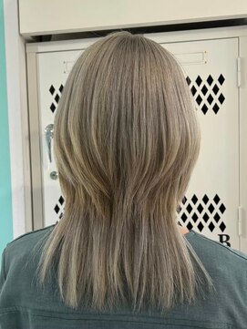 マティーナ ヘアー 池袋(Matina hair) 【ウルフ×ミルクティーベージュ】20代30代40代50代