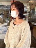 外はねボブ×ラベンダーカラー1